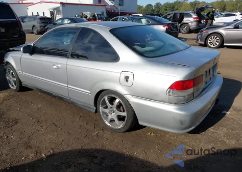 2000 Honda Civic Ex from USA, damaged, VIN 1HGEJ8245YL130580